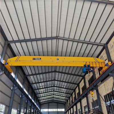 China Tavol Customized Overhead Travelling Crane 10ton-10.5m Single Girder With Chain Electric Hoist for sale