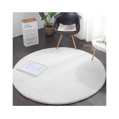 China Good Quality Washable Cut Pile Round Fluffy Carpet Flooring Carpets And Blankets for sale