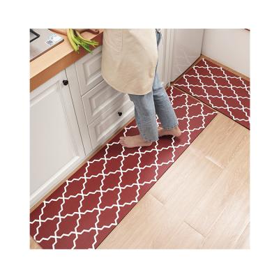 China Best Economy PVC Washable Mats Carpet Anti-Slip Waterproof Kitchen Mat for Flooring for sale