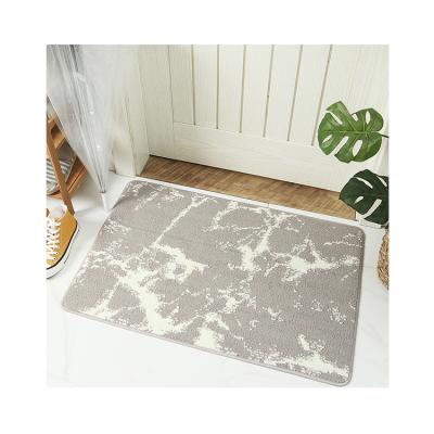 China China Wholesale Washable Design Polyester Bath Set Carpet Anti Slip Bathroom Mat for sale