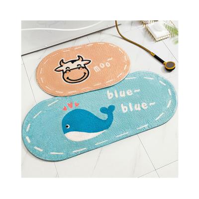 China Luxury Designer Washable Anti-Slip Bath Mat Rugs Washable Super Quality Area Rugs for sale