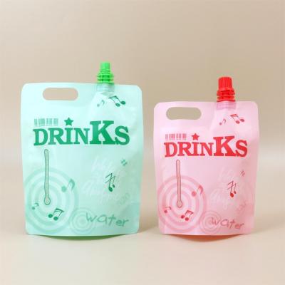 China Recyclable Custom Printing Beverage Stand Up Spout Pouch Skin Care Products Cosmetics Packaging Laundry Detergent Liquid Plastic Packaging for sale