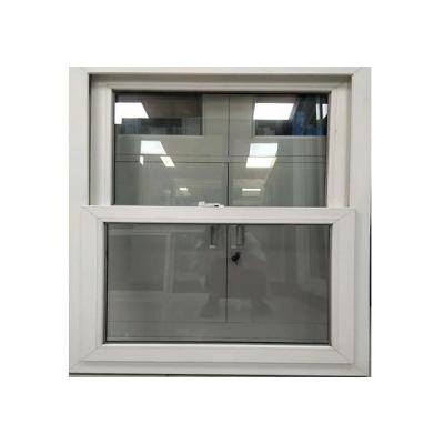 China Magnetic Screen Vinyl /upvc Double Hung Windows /Vertical Sliding Hung Windows With Grills And Single Nailing Clamp for sale