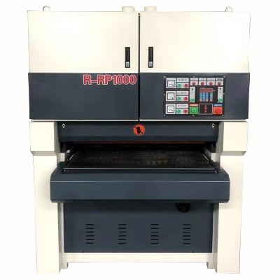 China Industrial Woodworking Process Timbering Calibrate Wide Belt Sander Sanding Machine For Wood for sale