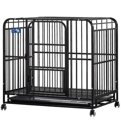 China Breathable Hot Selling Metal Wire House Strong Folding Floor Dog Cage With Handle And Lock Cage Cage for sale