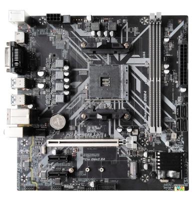 China AM4 B450 latest desktop motherboard support AM4 CPU micro-ATX architecture for sale