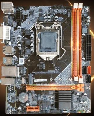 China B75 Desktop Motherboard for Supports LGA1155 i3/i5/i7 (17 x 21cm) Desktop Series CPU Micro-ATX Architecture with M.2 for SSD for sale