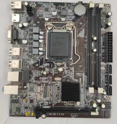 China H55 Micro-ATX Motherboard Support LGA1156 i3/i5/i7 Desktop CPU for sale