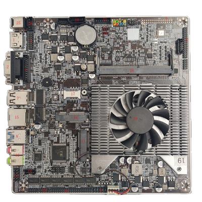 China J4105 Desktop CPU Onboard Mini ITX Motherboard N5000 Motherboard For POS Machine Quad Core IPC for sale