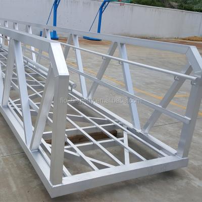 China boat stainless steel gangway/aluminum boarding ladders/aluminum alloy marine accommodation ladder boat ladder, marine dock ladder, adjustable gangway for sale