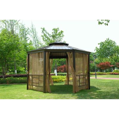 China Wholesale High Quality Galvanized Outdoor Gazebo Octagonal Throw Gazebos Sheet Manufacturers for sale