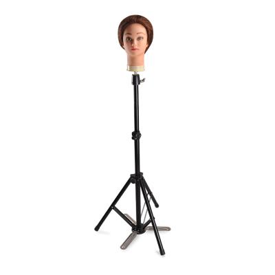 China Durable Adjustable Aluminum Head H0044 Stainless Mannequin , Hair Stands for sale