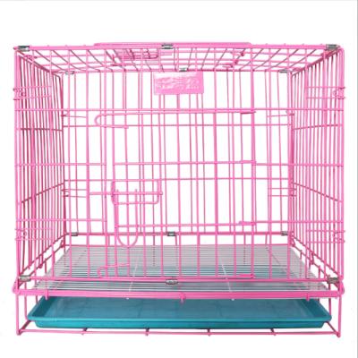 China Wholesale Breathable Large Dog Cages, Hospital Metal Dog Crate Outdoor Folding Stainless Steel Wire Pet Cat Cage Metal for sale