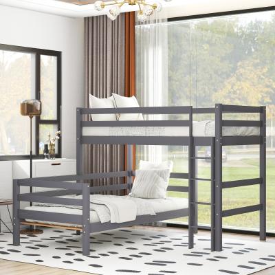 China Hot Selling Wholesale Freestanding Bunk Beds Space Saving Kids Sheets Map Bunk Beds For Adults In Dormitory for sale