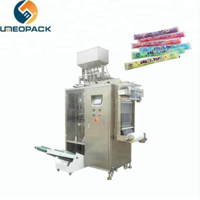 China Automatic vertical high-speed liquid honey stick sauce side sealing sachet packing machine for sale