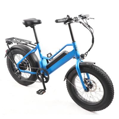 China Hot selling aluminum alloy 20 inch fat tire e 500W with built-in 48V 14Ah lithium battery for sale