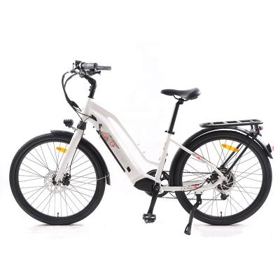 China Aluminum Alloy Lady High Power Electric Bicycle With 48V 500W Lithium Battery 27.5 Inch E Bike Whole Sale Supplier for sale