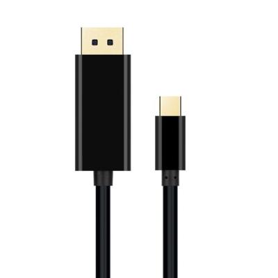 China Durable High Quality Type C To DisplayPort USB 3.1 Gold Plated Cable Compatible Male To Male Type C To DP Cable for sale