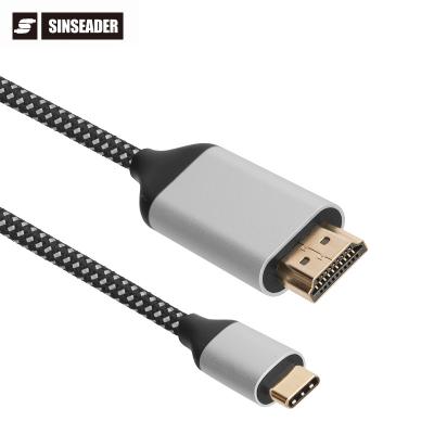 China 4K Data Transmission OEM High Speed ​​Gold Plated 4k Usb Type C To HDMI Cable For Laptop Computer for sale