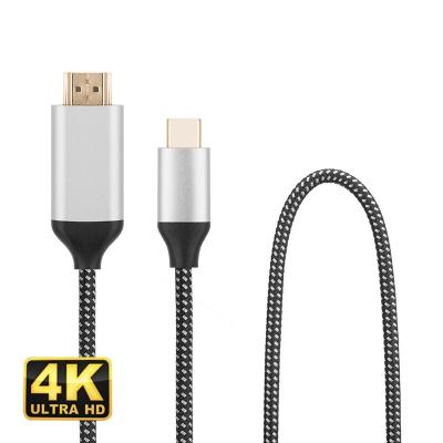 China 4K Data Transmission Usb C To HDMI 2.0 C Cable 32awg Cable Type High Speed ​​Cable To HDMI Convert For Laptop Mobile Phone for sale