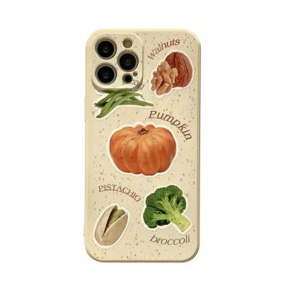 China Creative Design Waterproof Fruits And Vegetables Shape New Luxury Shockproof Mobile Phone Cases Bags And Cases for sale