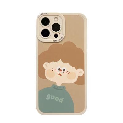 China Cartoon Character Waterproof Cute Silicone Shockproof Couples For Boys And Girls Mobile Phone Case Cover for sale