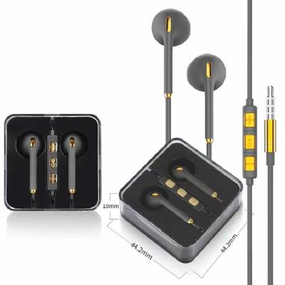 China 2021 New Design In-Ear Headphones With Mic Wired In-ear 3.5MM Earbud Earbuds For iphone For Huawei For xiaomi for sale