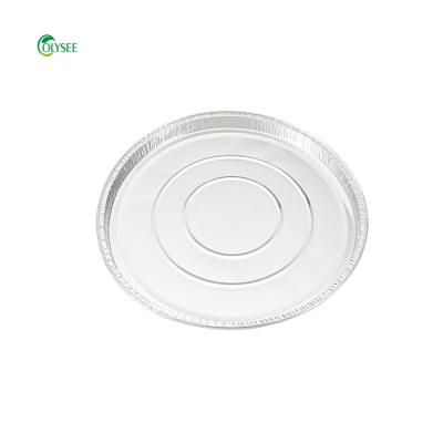 China Wholesale Disposable Food Round Pie Pan Pizza Pan Aluminum Foil Pan Food Dish for sale