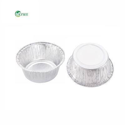 China Food Baking Molds Disposable Aluminum Foil Container Tray Baking Cup For Food for sale