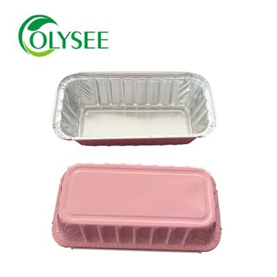 China Food Color Printed Household Aluminum Foil Container 2153 C for sale