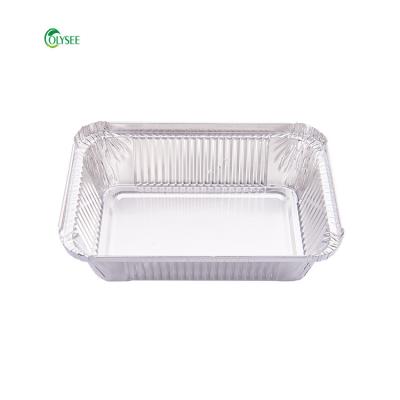 China Aluminum Material And Food Rectangle Aluminum Foil Container Shape Aluminum Foil 2178 for sale