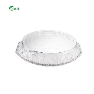 China Turkey Oval Dish Food Aluminum Foil Roasting Aluminum Foil Disposable Pans for sale