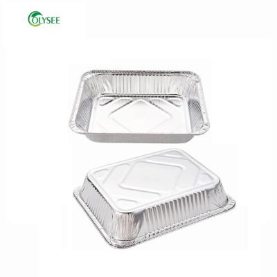 China Food Disposable Cake Aluminum Foil Pan Aluminum Foil Dish//Aluminum Foil Baking Pan for sale