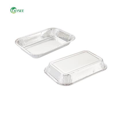 China Food Aluminum Foil Airline Food Containers / Disposable Inflight Trays / Casserole for sale