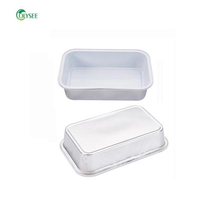 China Thermal Food Container Aluminum Foil Casserole Inflight Meal Box Tray Airline Food Container Dishes Catering Dishes for sale