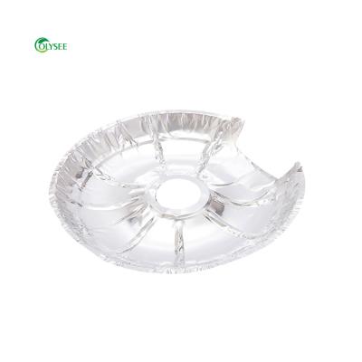 China Kitchen Use Disposable Electric Burner Liner Aluminum Stove Bib Large 25pcs With Small 25pcs For USA Market for sale