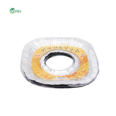 China Kitchen Use Customized Aluminum Foil Around Gas Stove Bibs Gas Burner Bibs Reusable Gas Liner for sale