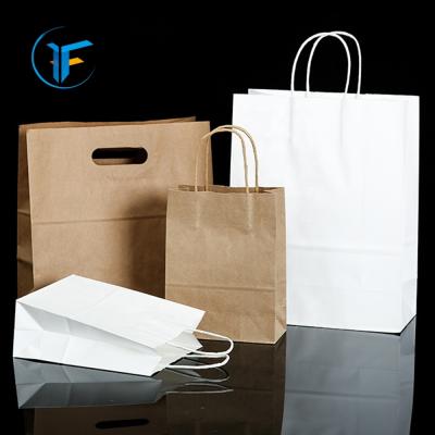 China Paper Bag With Your Own Logo Custom Company Logo Colorful Shopping Handle Printing Cardboard Twisted Paper Bags for sale