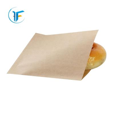 China Recycled Materials Blank Triangle Kraft Paper Bag Cake Wrapping Paper Brown Wholesale Kraft Paper Bags for sale