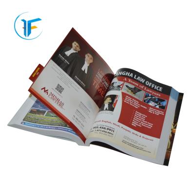 China Educational A4 Magazine Print With Perfect Binding Magazine Book Printing for sale