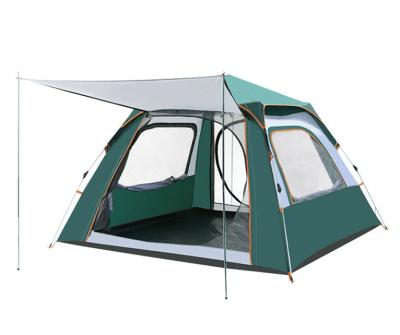 China Amazon hot-selling camping waterproof upright bracing type 3-4 people pop up outdoor tent for sale