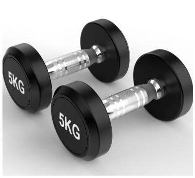 China Quality Factory Wholesale Gym Dumbbells High Quality Color Label Around Head Dumbbell for sale