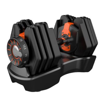 China TAP High Quality Durable New Adjustable 15/22KG Dumbbell Set 4-32lb Custom Adjustable Dumbbell Logo Fitness Dumbbell 32lb 47.5lb for sale