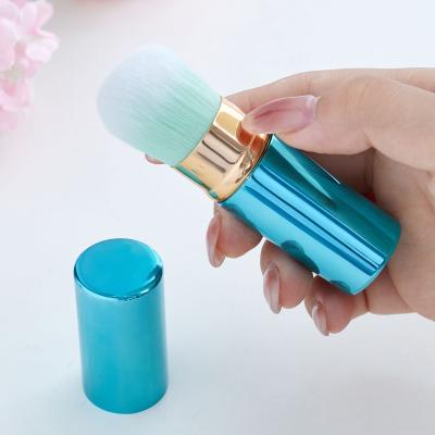 China Mini Telescopic Cosmetics Beauty Tool Smudge Brush Makeup Brush with Synthetic Hair for Face Blender Makeup for sale