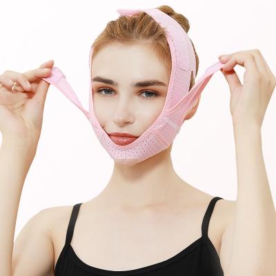 China Training/Hot Selling Ventilation/Healthy/Safety Reducer Double Chin Face Slimming Belt V Line Lifting Firming Strap Slimming Bandage Belt for sale