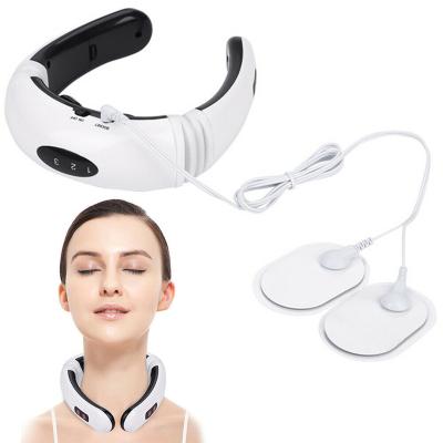 China 3D Intelligent Fit Technology/Electric Pulse Massage LED Display 3D Electric Intelligent Pulse Cervical Vertebra Massager Instrument Massager Tool Neck Physiotherapy Massage for sale