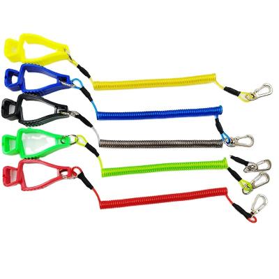 China ODM\OEM Plastic Scoops Fishing Lanyards\Lanyard Retractable Wire Inside Tup Pole Safety Reel Fishing Tool Cover for sale