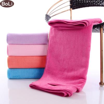 China QUICK DRY Bathrobe Women Sex Towel Wearable Microfiber Bath Towel Robes for sale