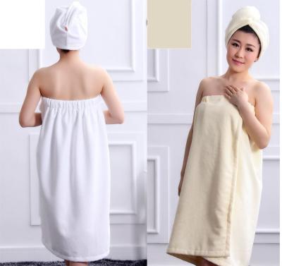 China QUICK DRY Women Terry SPA Body Wrap Towel Shower Bathrobe for sale