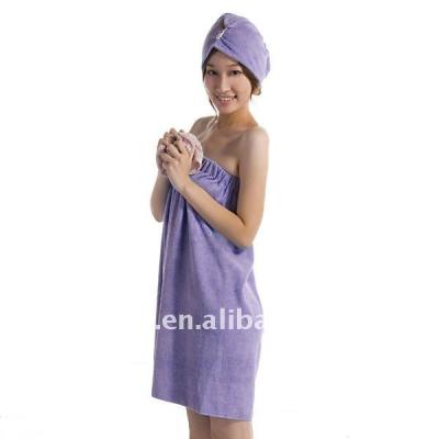 China QUICK DRY Microfiber Body Wrap Towel Shower Bathrobe Towel for sale